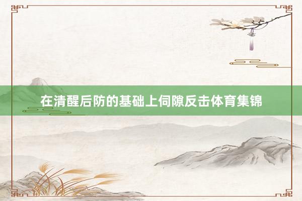 在清醒后防的基础上伺隙反击体育集锦