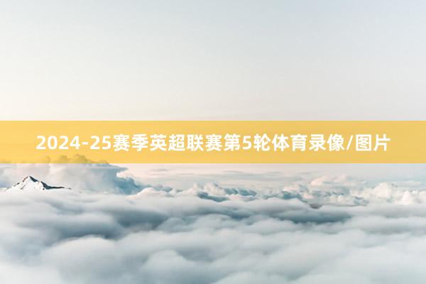 2024-25赛季英超联赛第5轮体育录像/图片