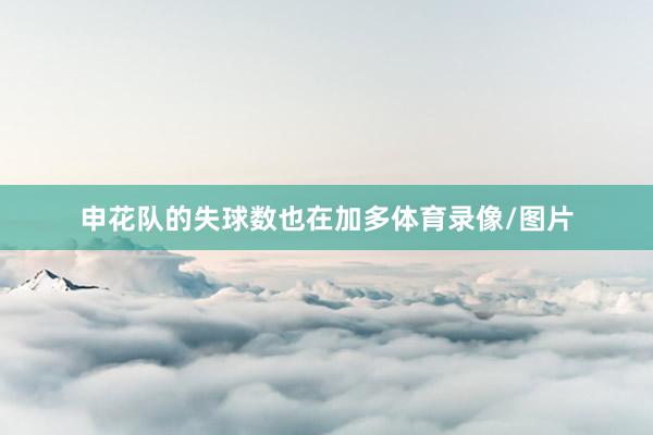 申花队的失球数也在加多体育录像/图片
