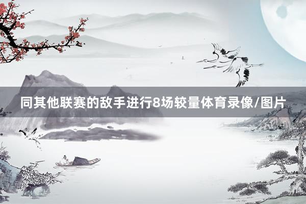 同其他联赛的敌手进行8场较量体育录像/图片