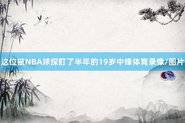 这位被NBA球探盯了半年的19岁中锋体育录像/图片