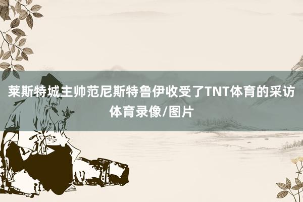 莱斯特城主帅范尼斯特鲁伊收受了TNT体育的采访体育录像/图片