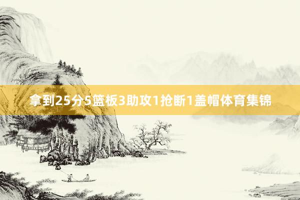 拿到25分5篮板3助攻1抢断1盖帽体育集锦